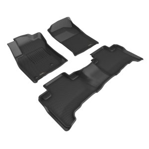 Lexus GX 470 Floor Mat Set - Full Set - 3D MAXpider - Kagu - Black - `03-`09 Lexus GX 470 Floor Mat Set - Full Set - 3D MAXpider - Kagu - Black - `03-`09